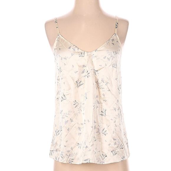Vince Tops - Vince 100% Silk Ivory Sleeveless Top Size M